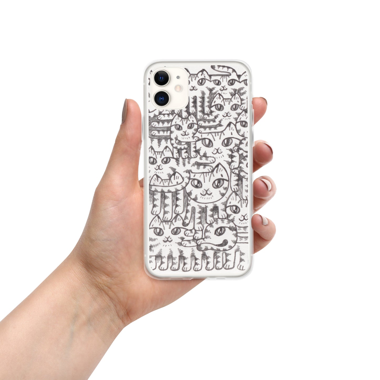 Deconstructed Cats Clear Case for iPhone®
