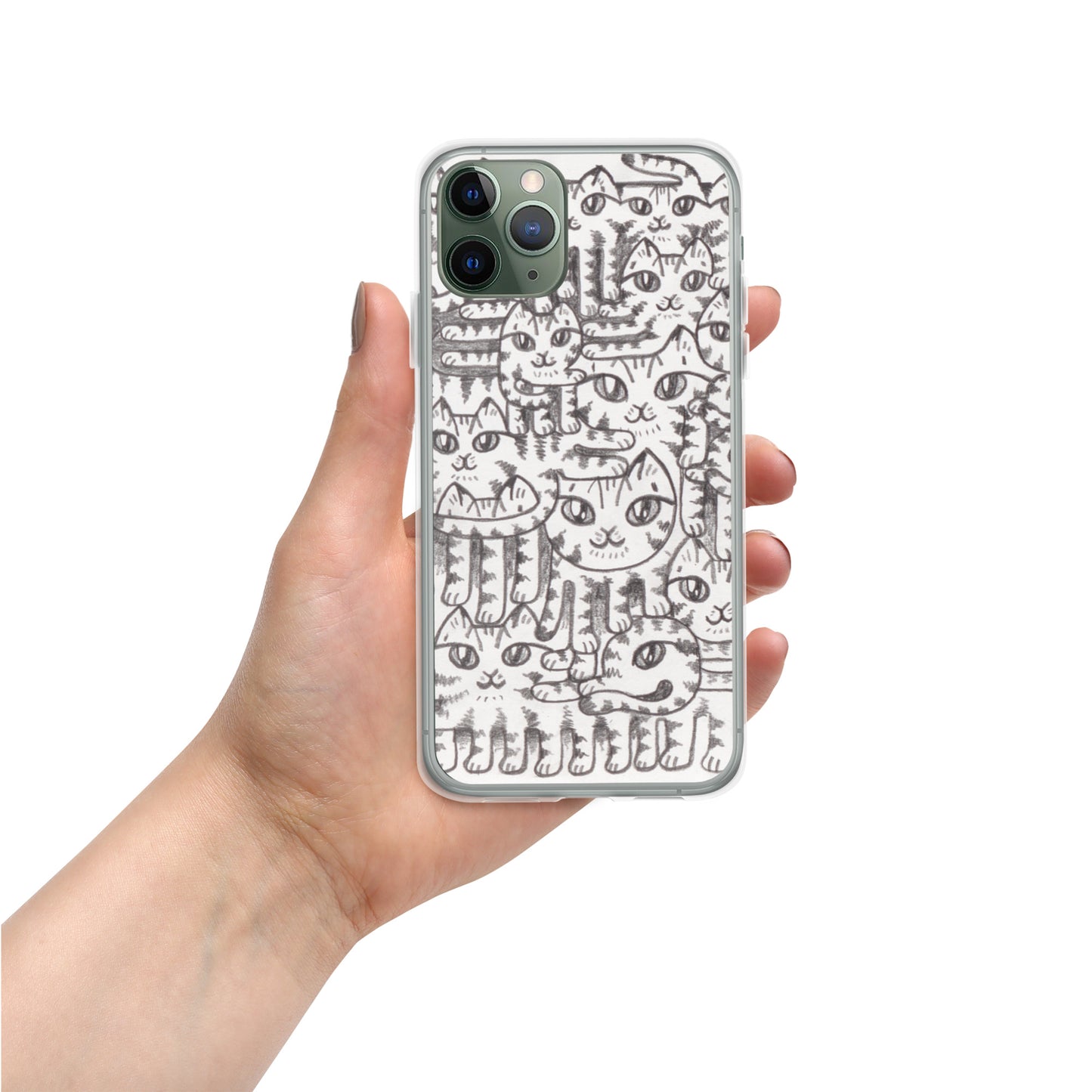 Deconstructed Cats Clear Case for iPhone®