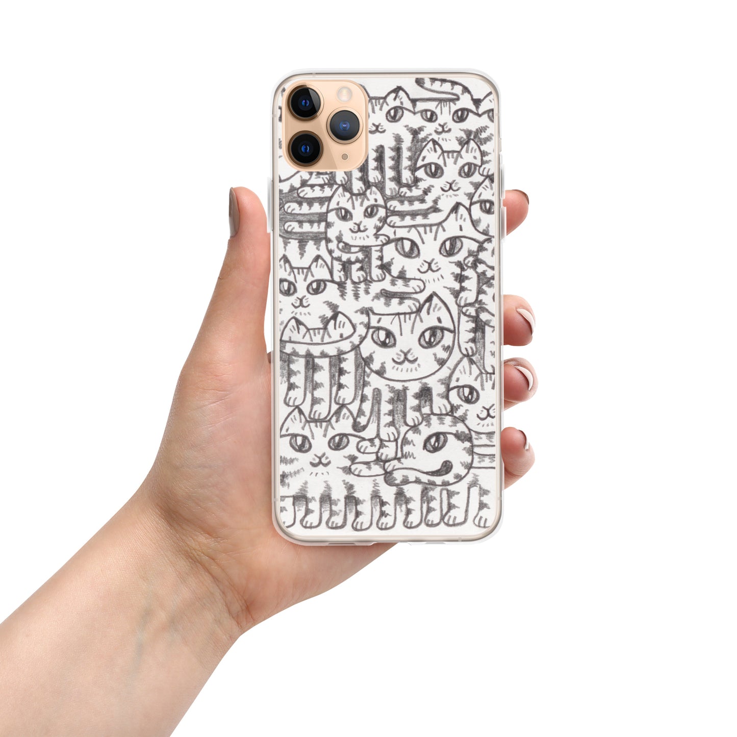 Deconstructed Cats Clear Case for iPhone®