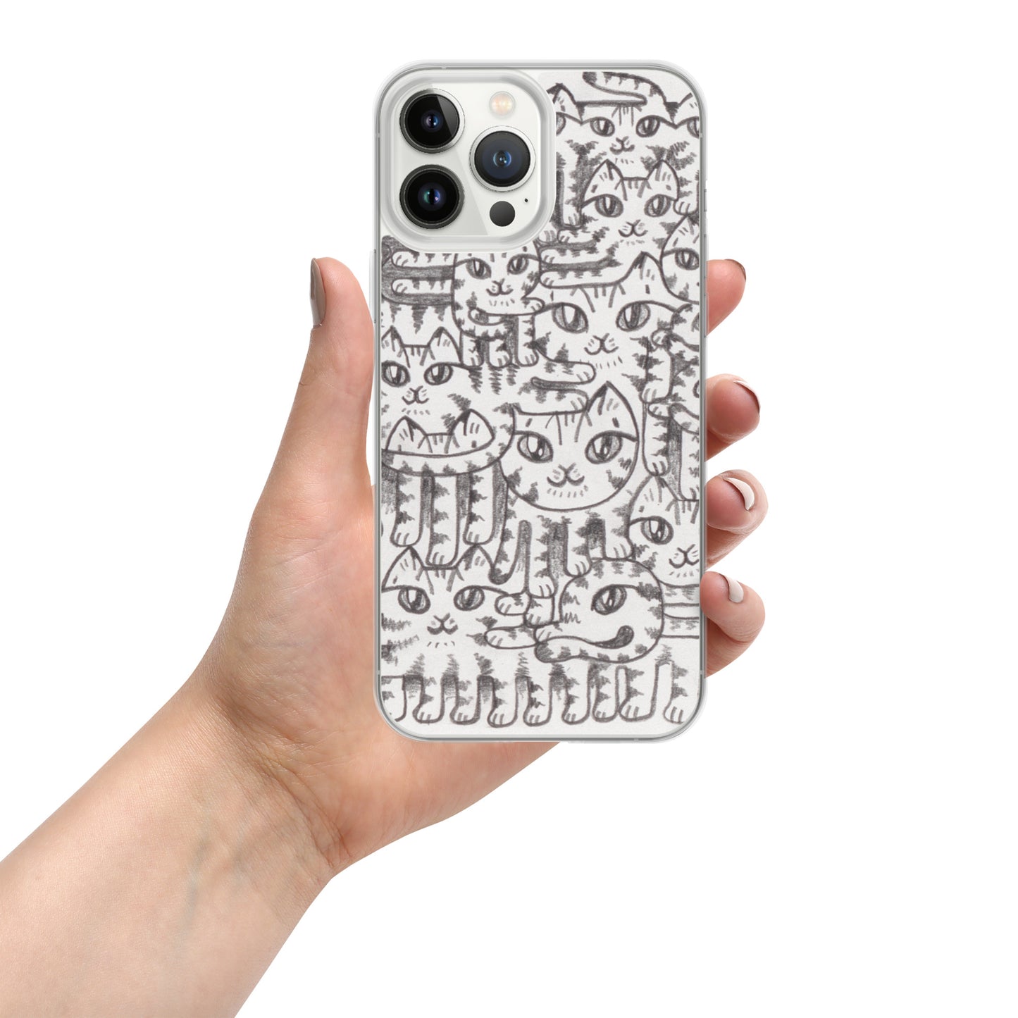Deconstructed Cats Clear Case for iPhone®