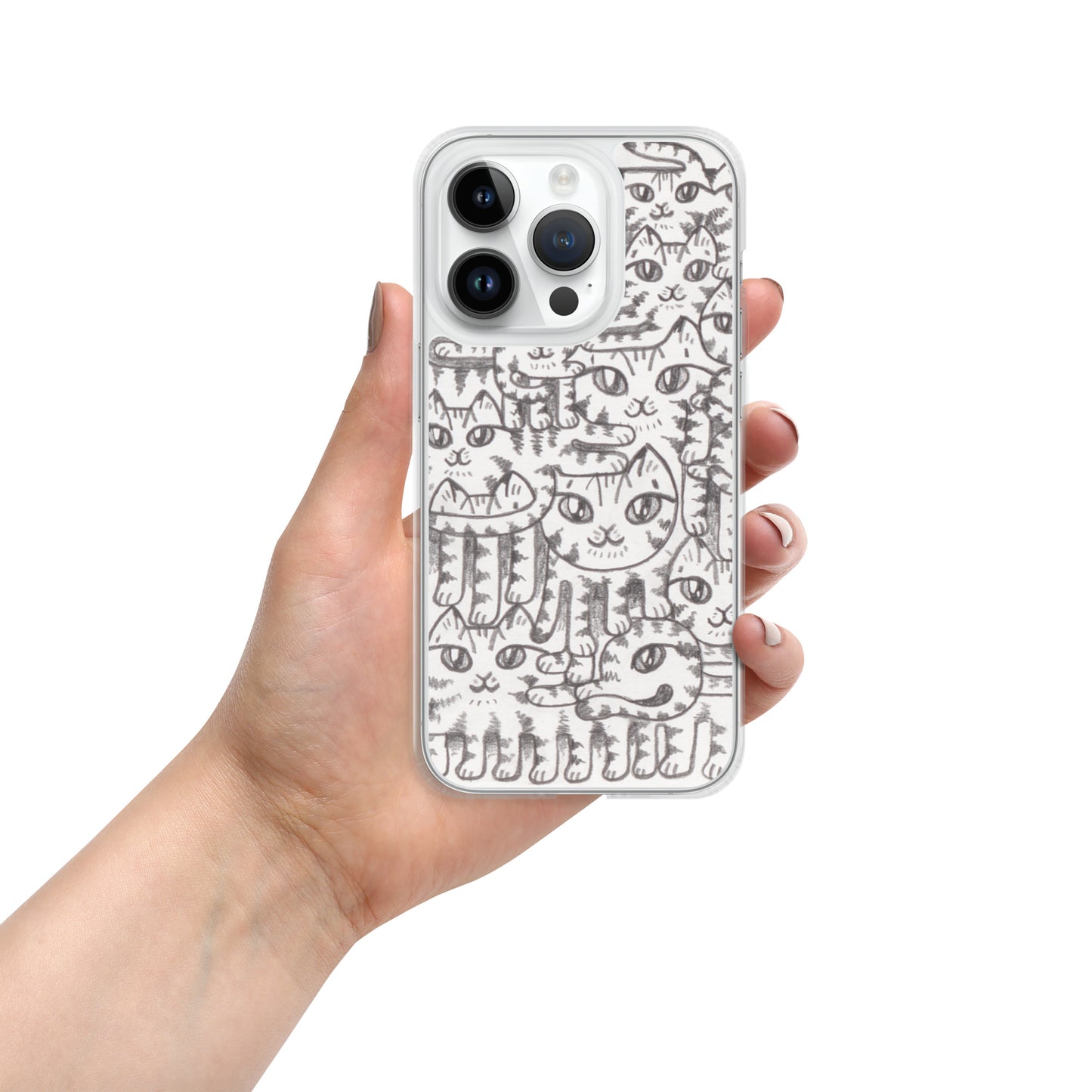 Deconstructed Cats Clear Case for iPhone®