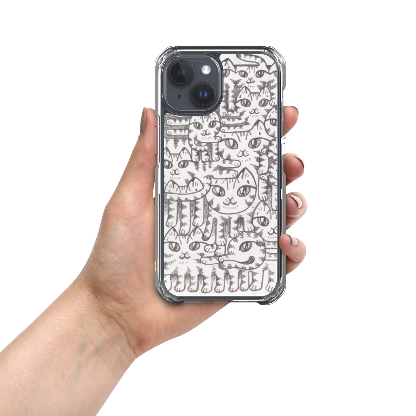 Deconstructed Cats Clear Case for iPhone®