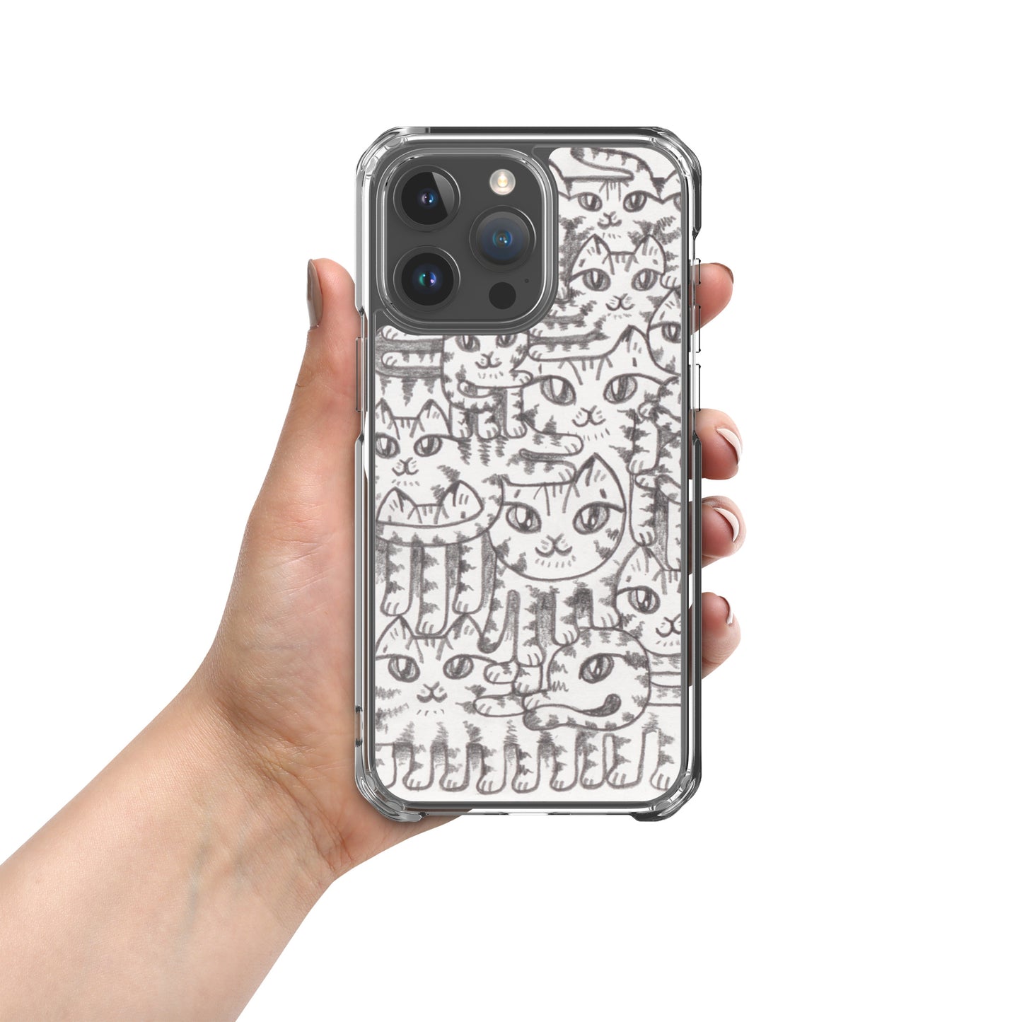Deconstructed Cats Clear Case for iPhone®