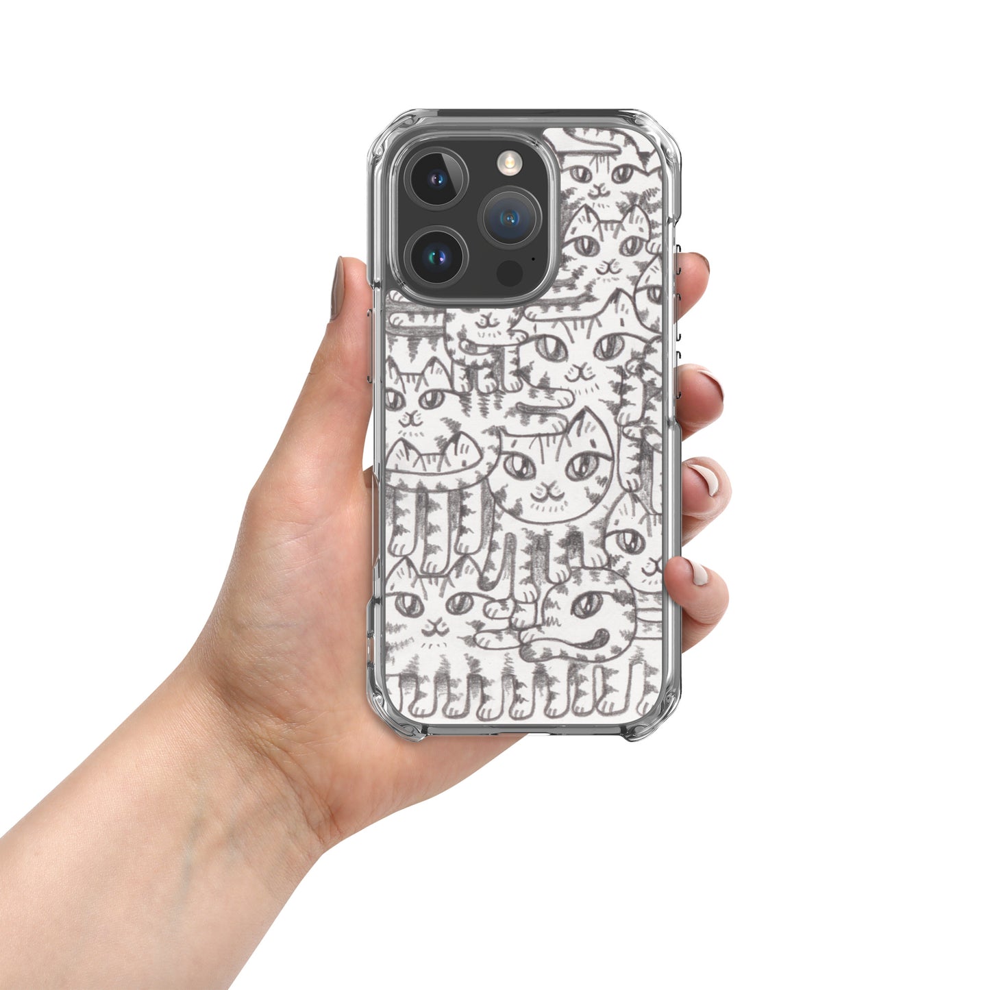 Deconstructed Cats Clear Case for iPhone®