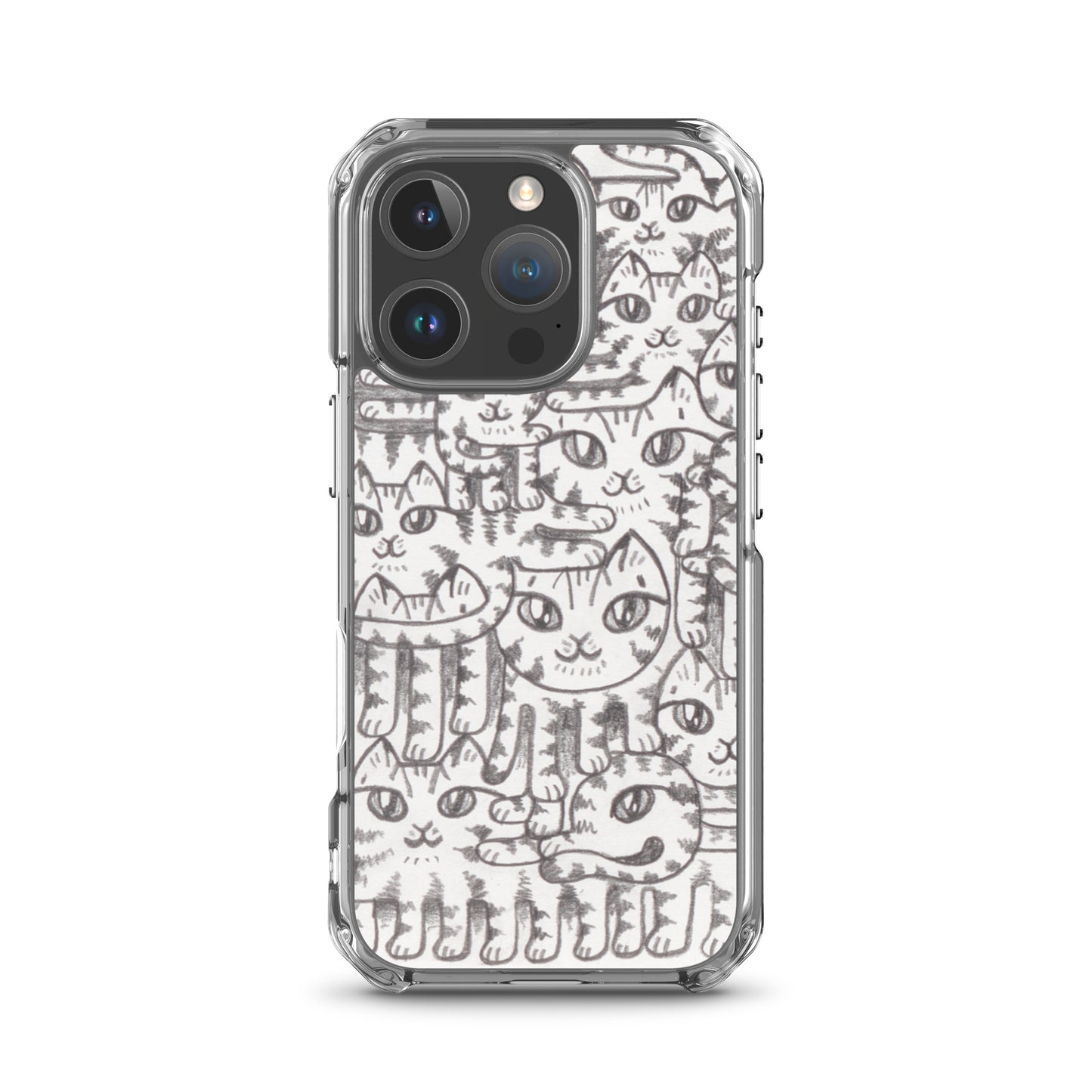 Deconstructed Cats Clear Case for iPhone®
