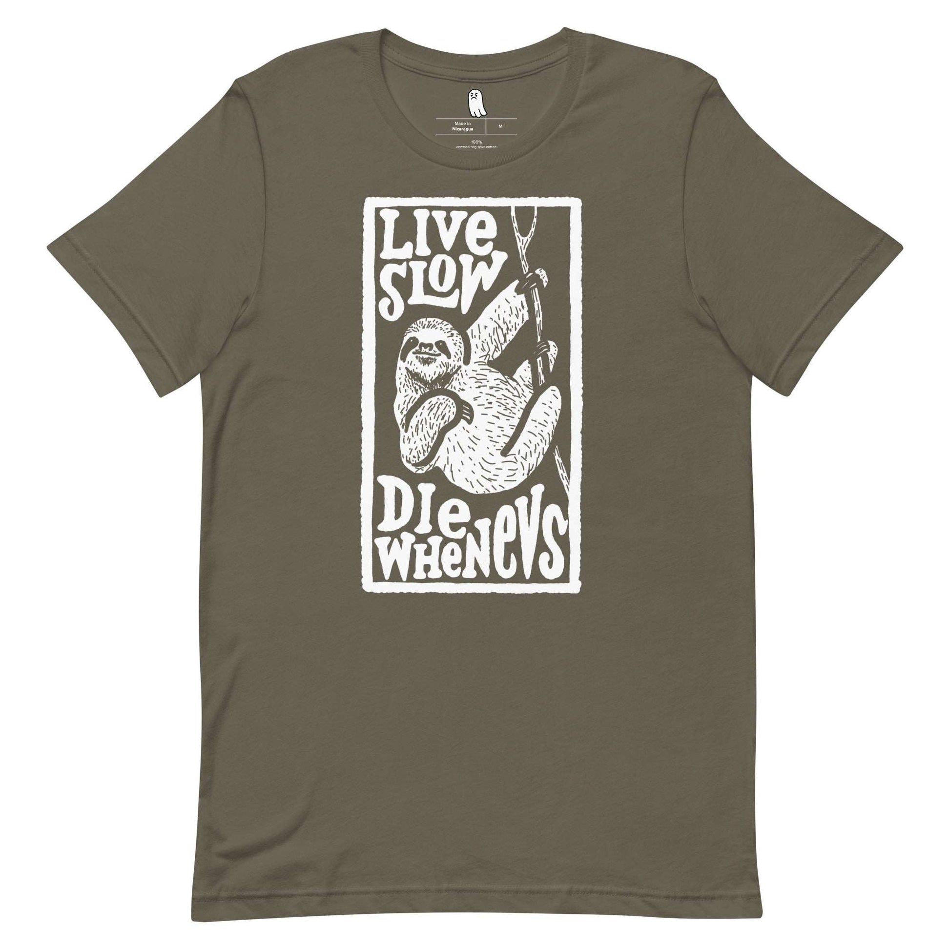 Live Slow Die Whenevs Tee