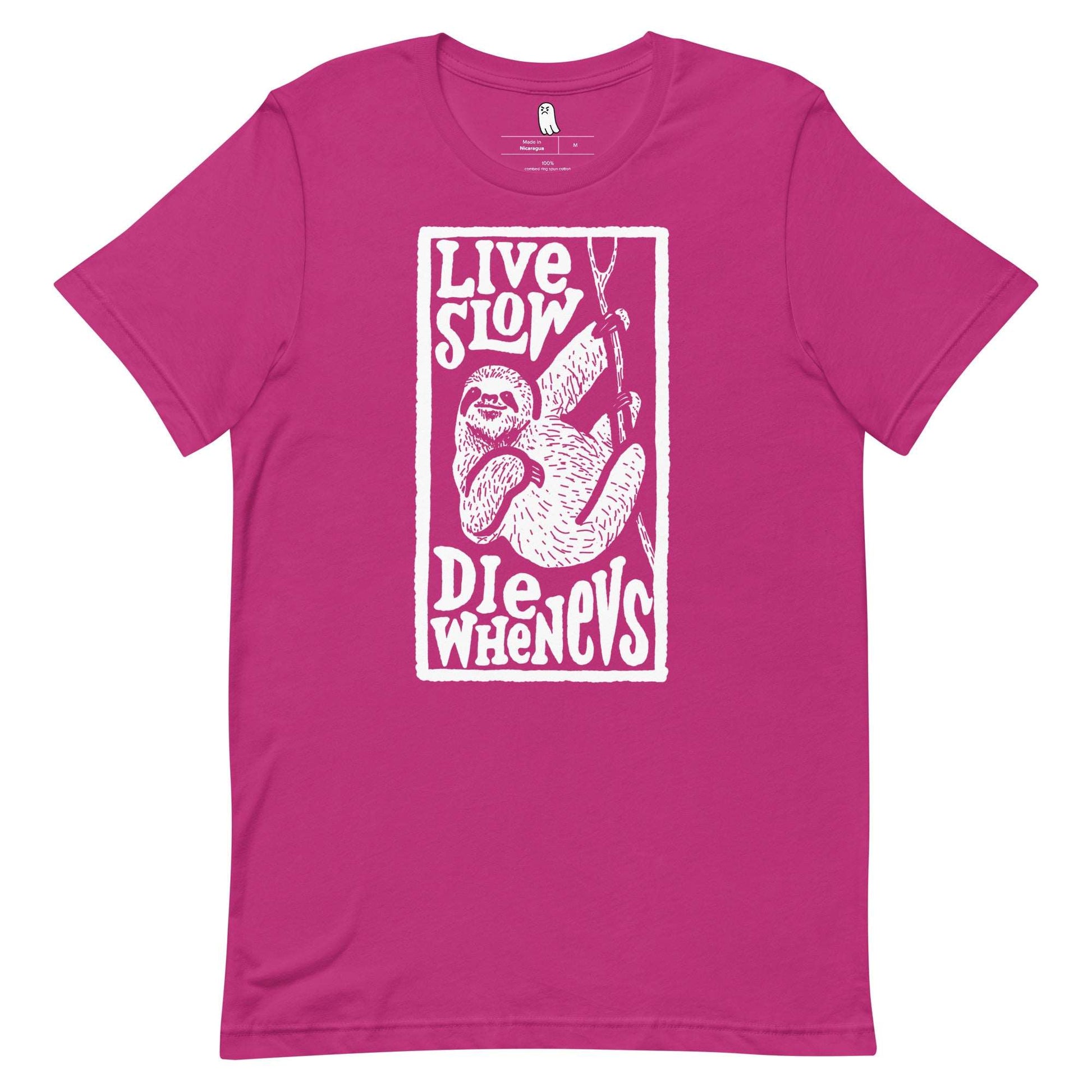Live Slow Die Whenevs Tee