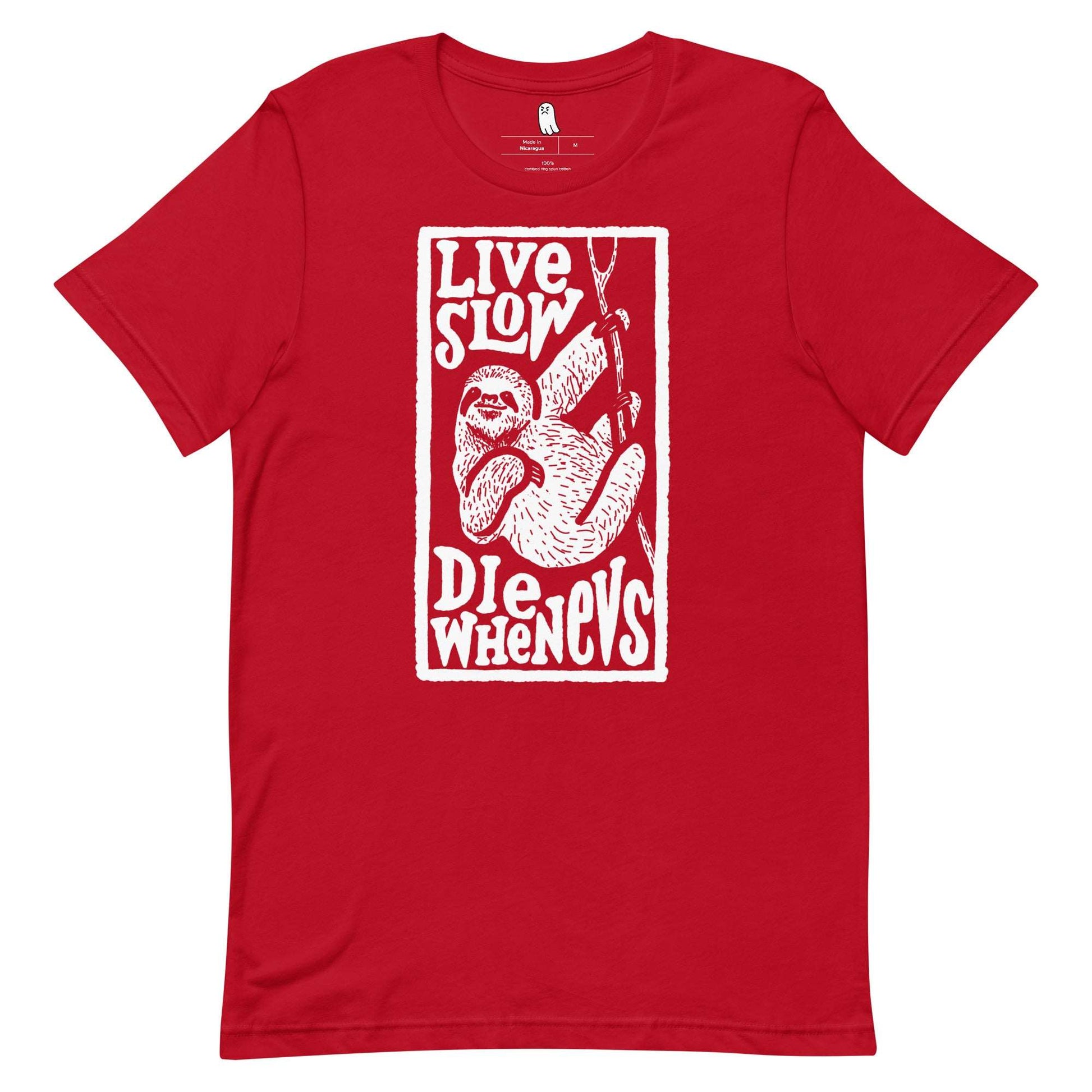 Live Slow Die Whenevs Tee