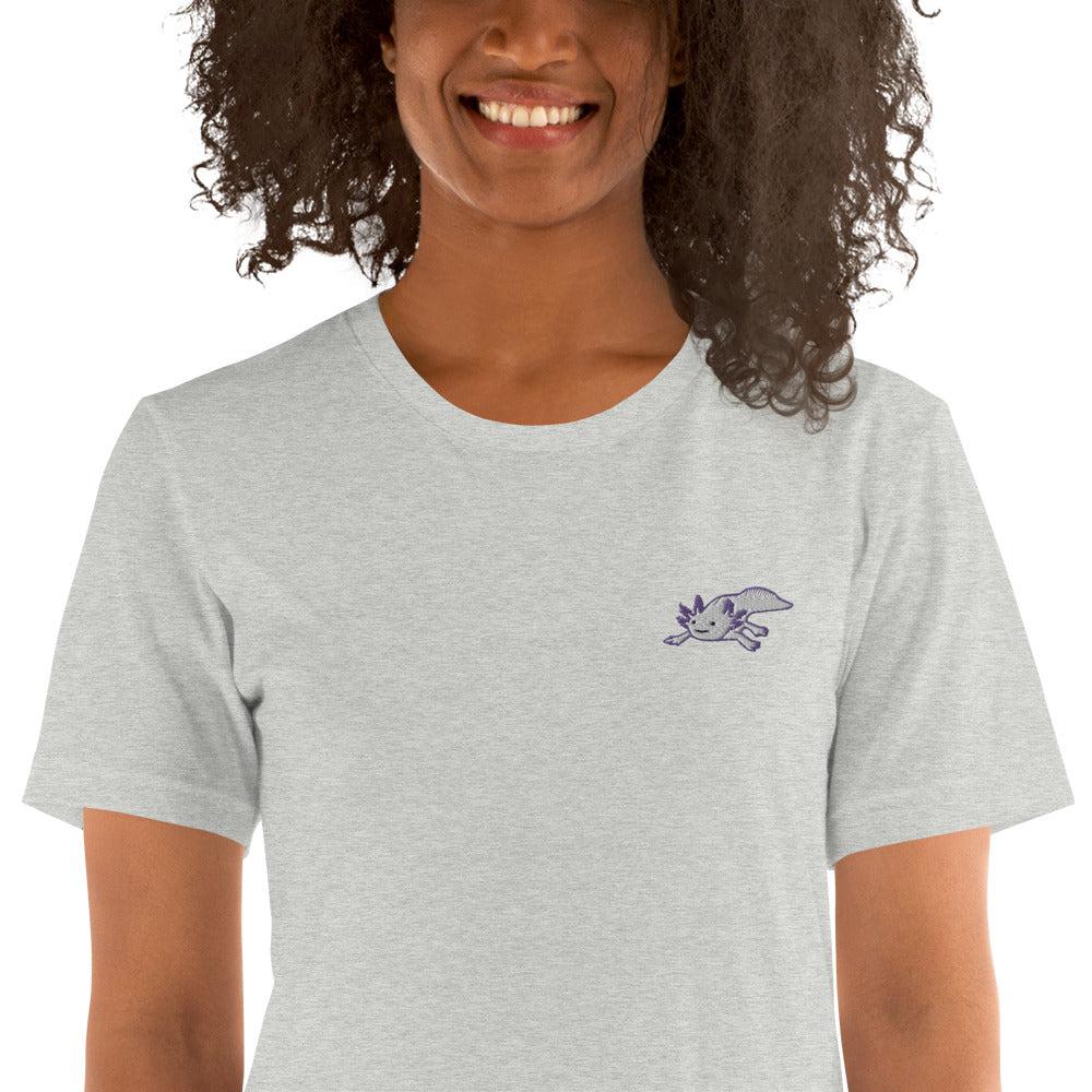 Embroidered Axolotl Logo Tee