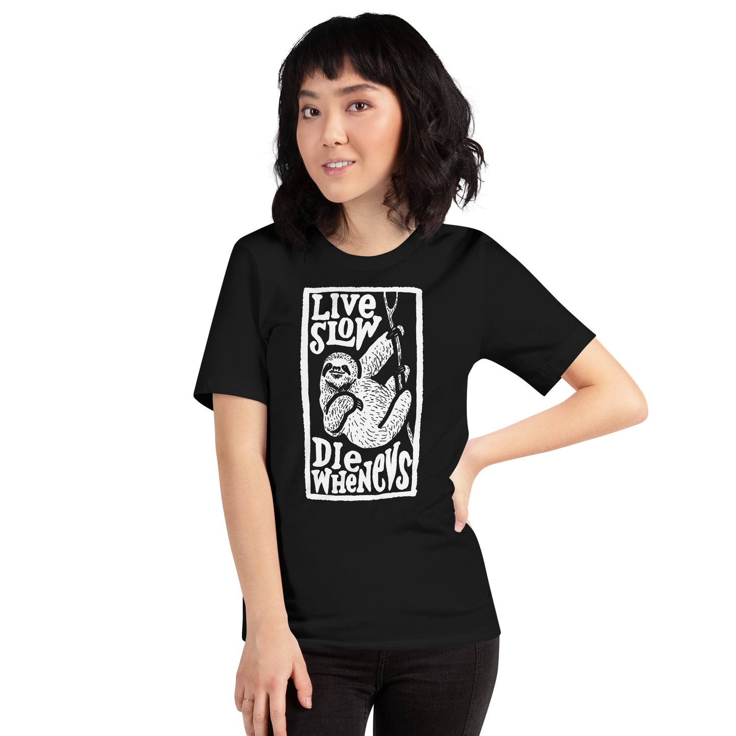 Live Slow Die Whenevs Tee