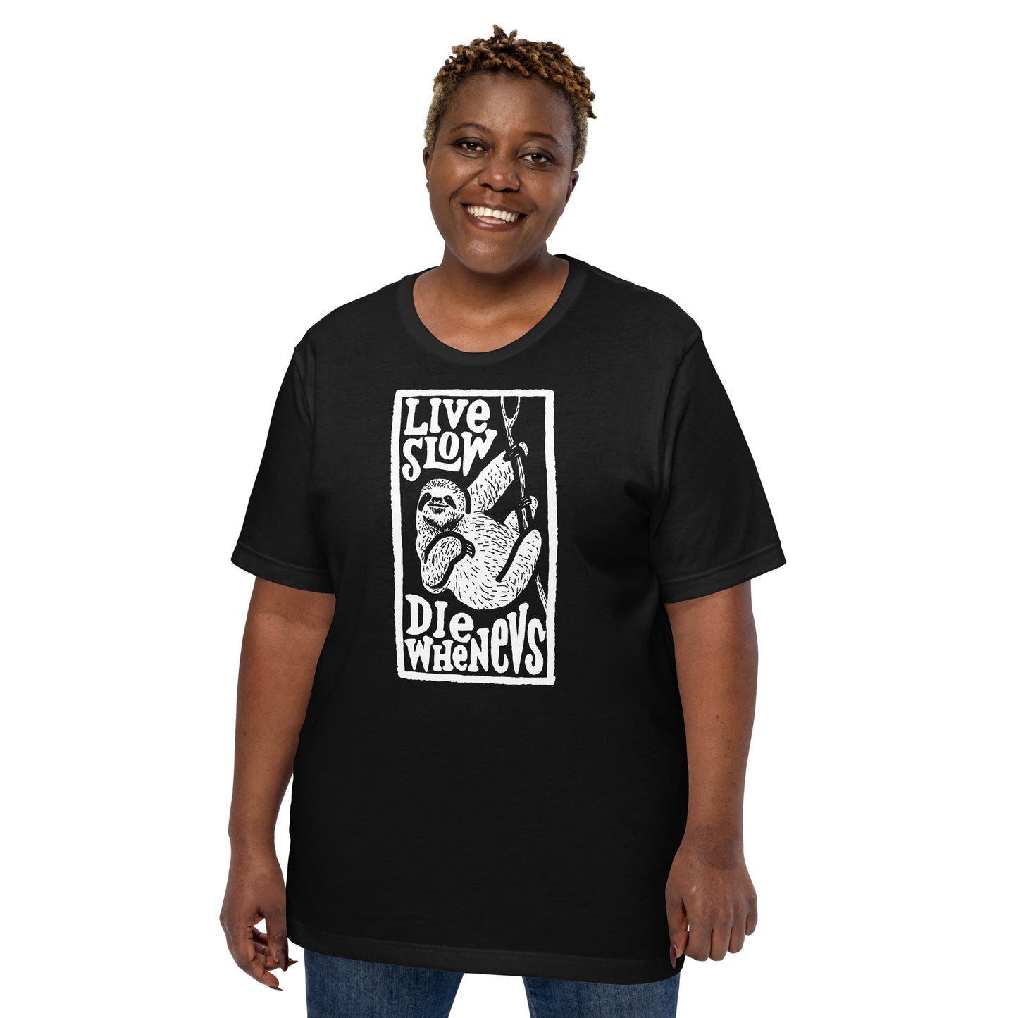 Live Slow Die Whenevs Tee