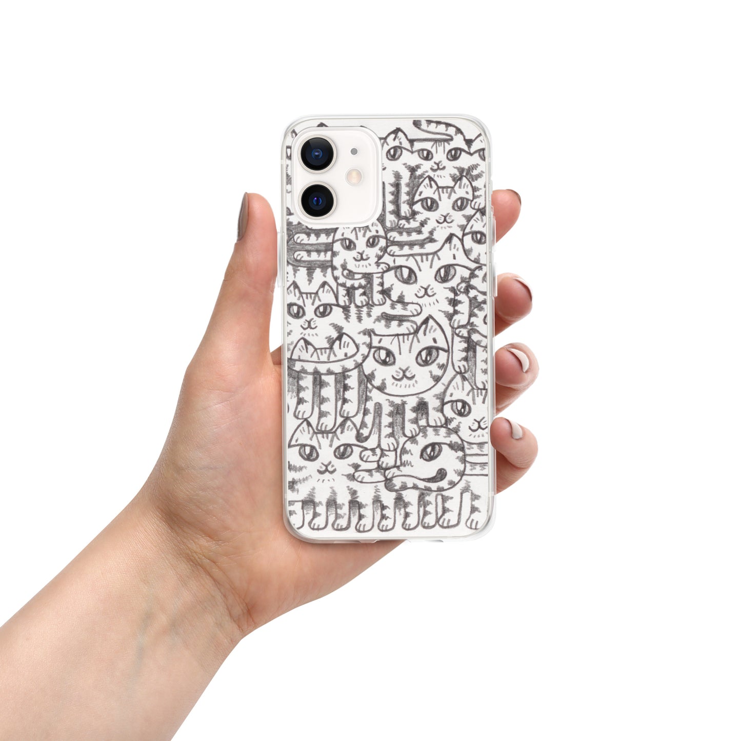 Deconstructed Cats Clear Case for iPhone®