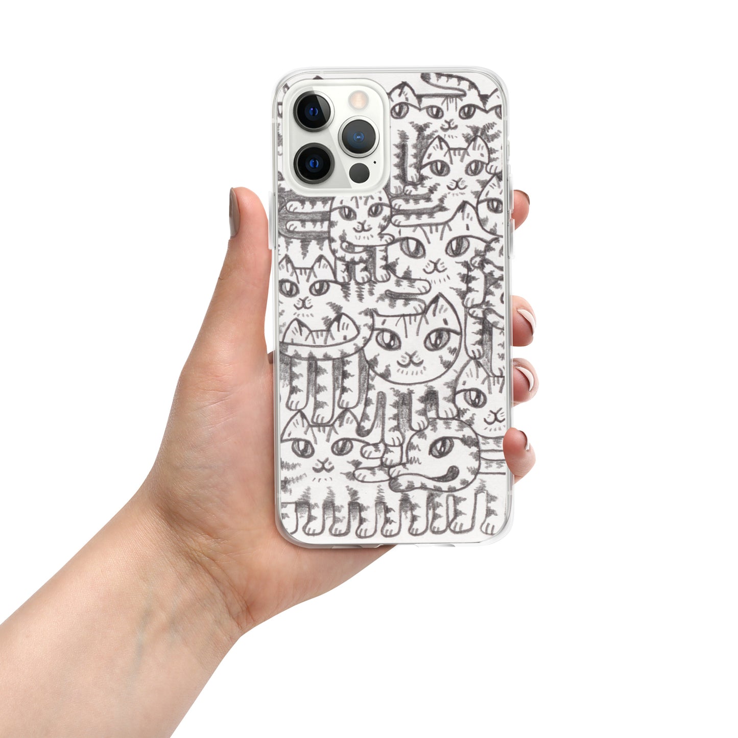 Deconstructed Cats Clear Case for iPhone®