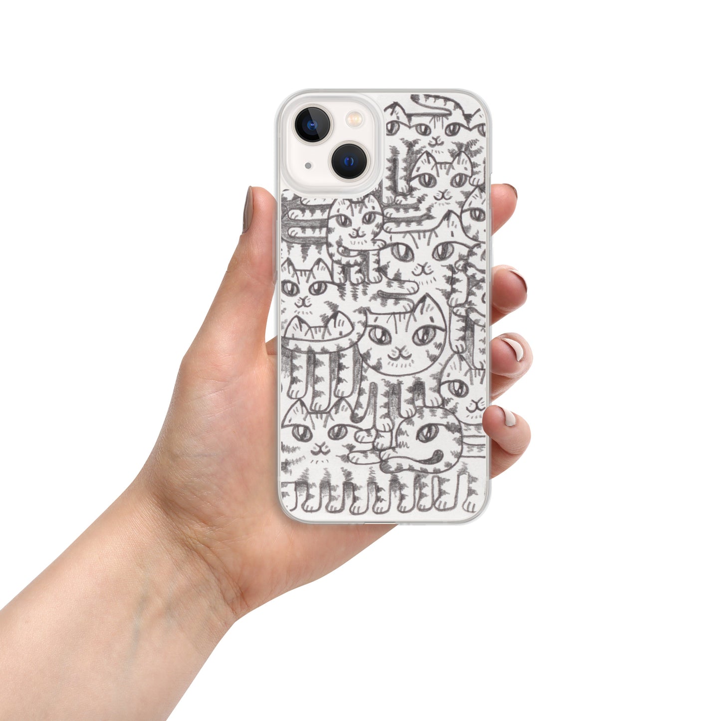 Deconstructed Cats Clear Case for iPhone®