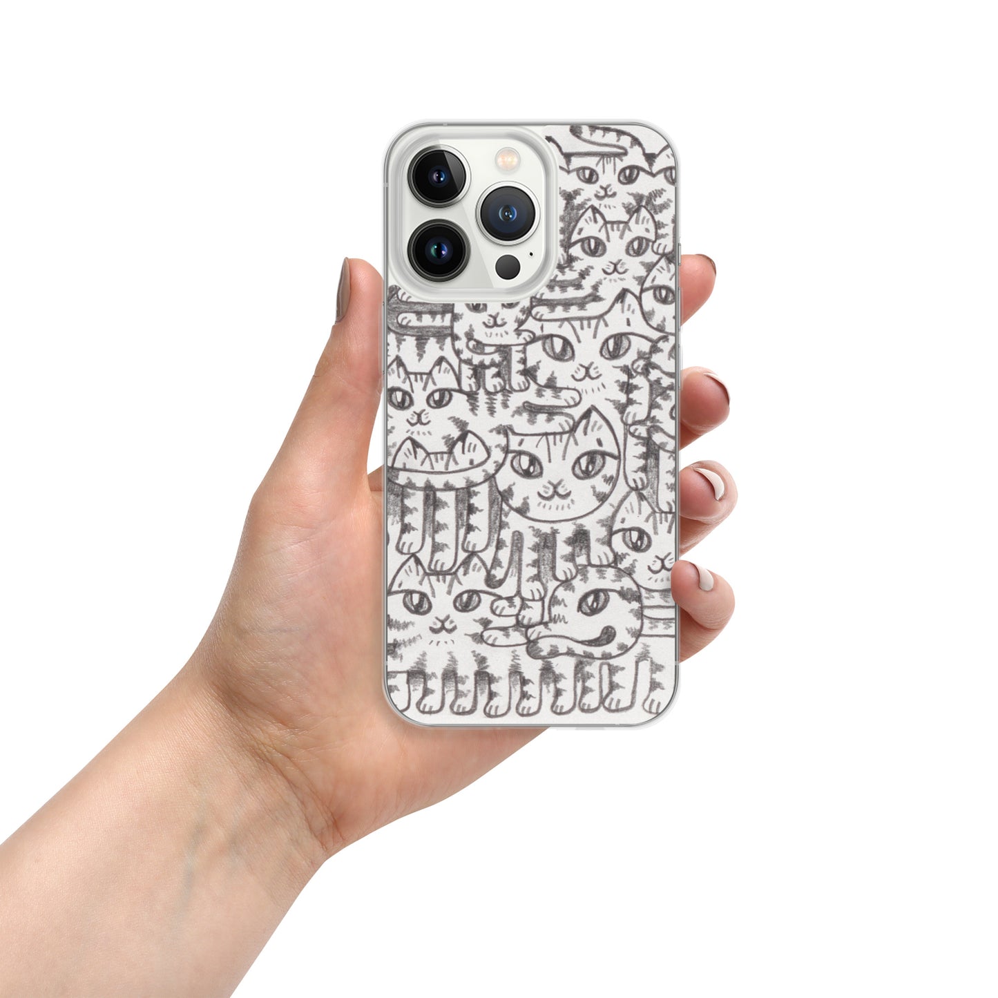 Deconstructed Cats Clear Case for iPhone®