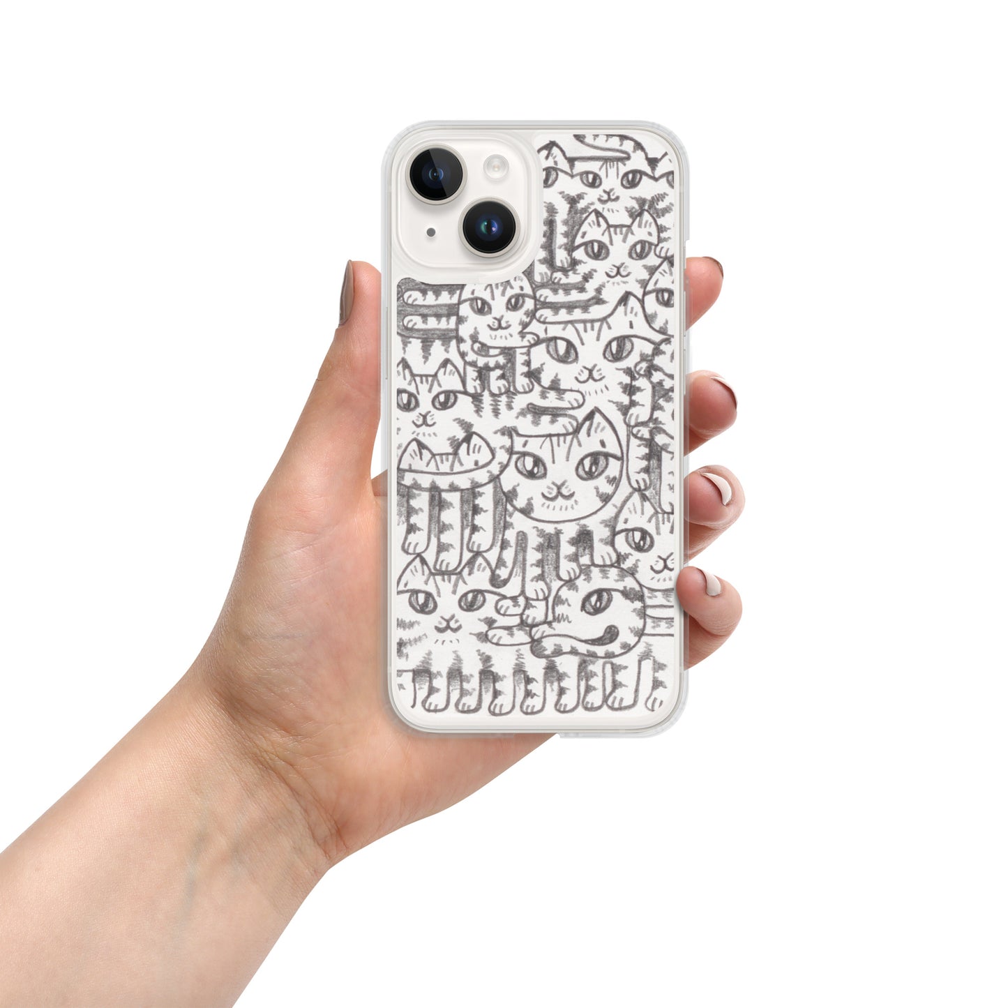 Deconstructed Cats Clear Case for iPhone®