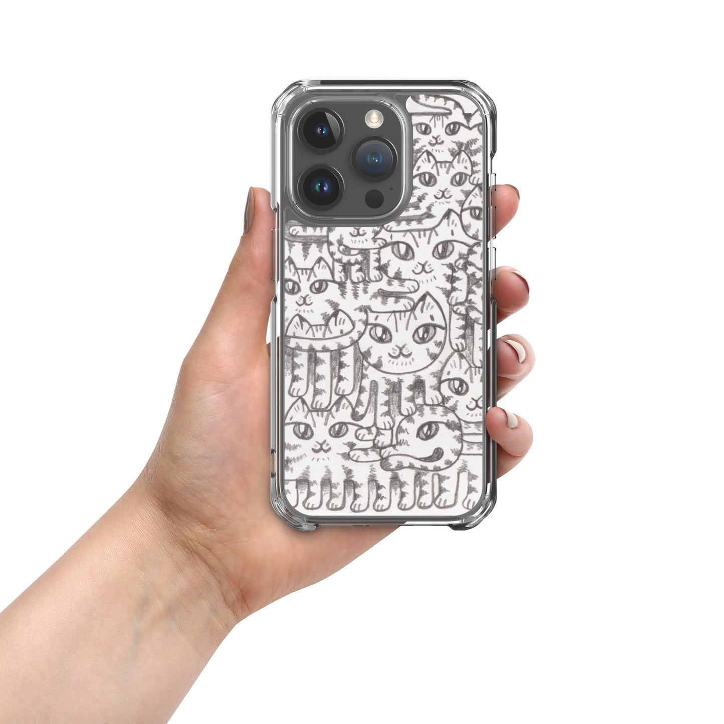 Deconstructed Cats Clear Case for iPhone®