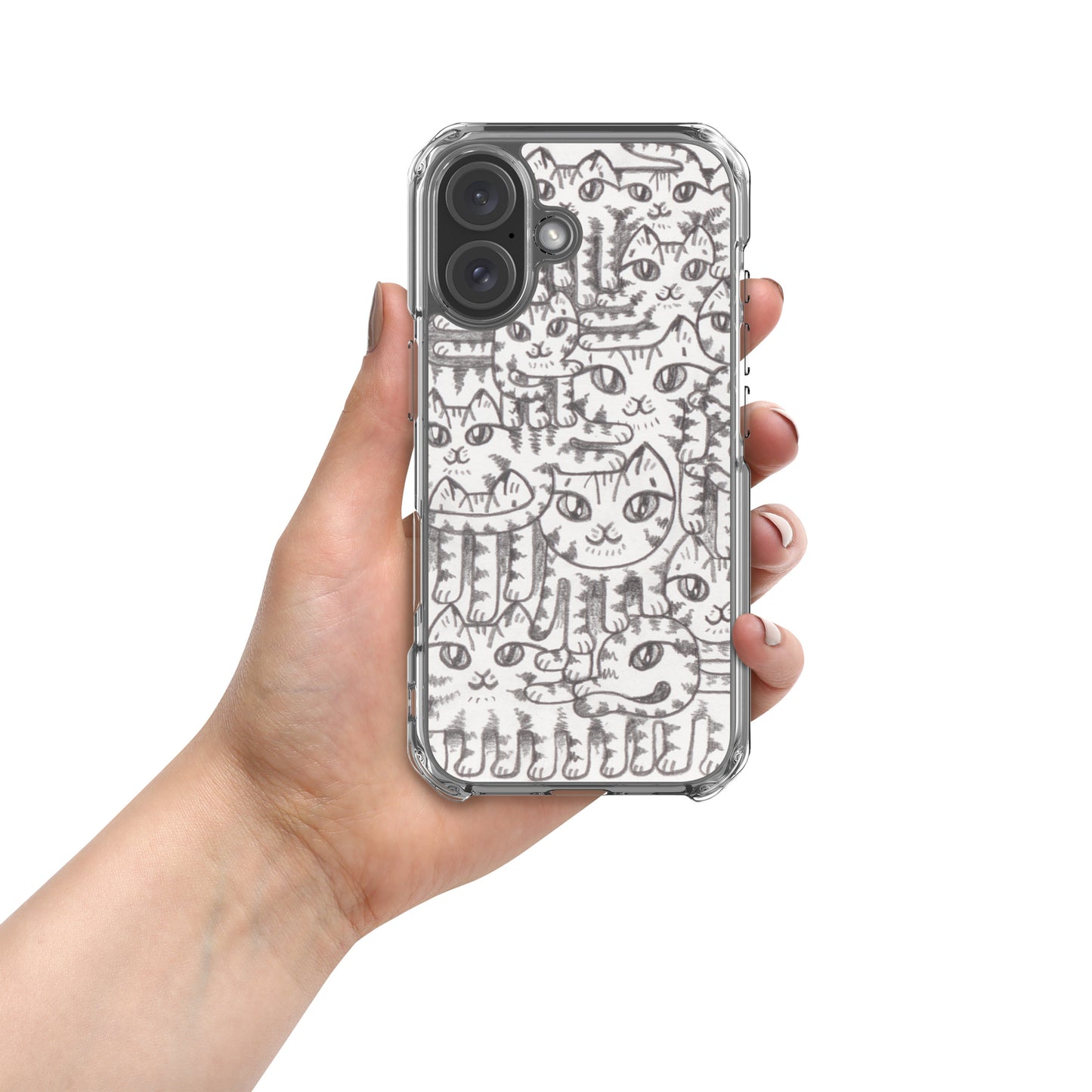 Deconstructed Cats Clear Case for iPhone®