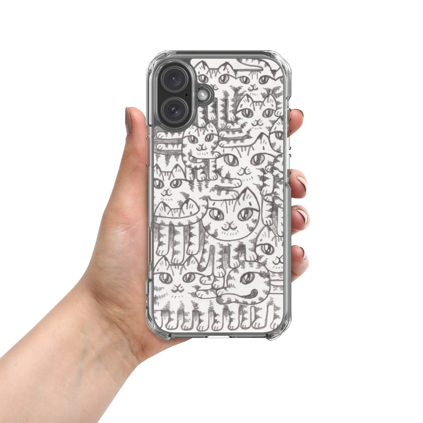 Deconstructed Cats Clear Case for iPhone®