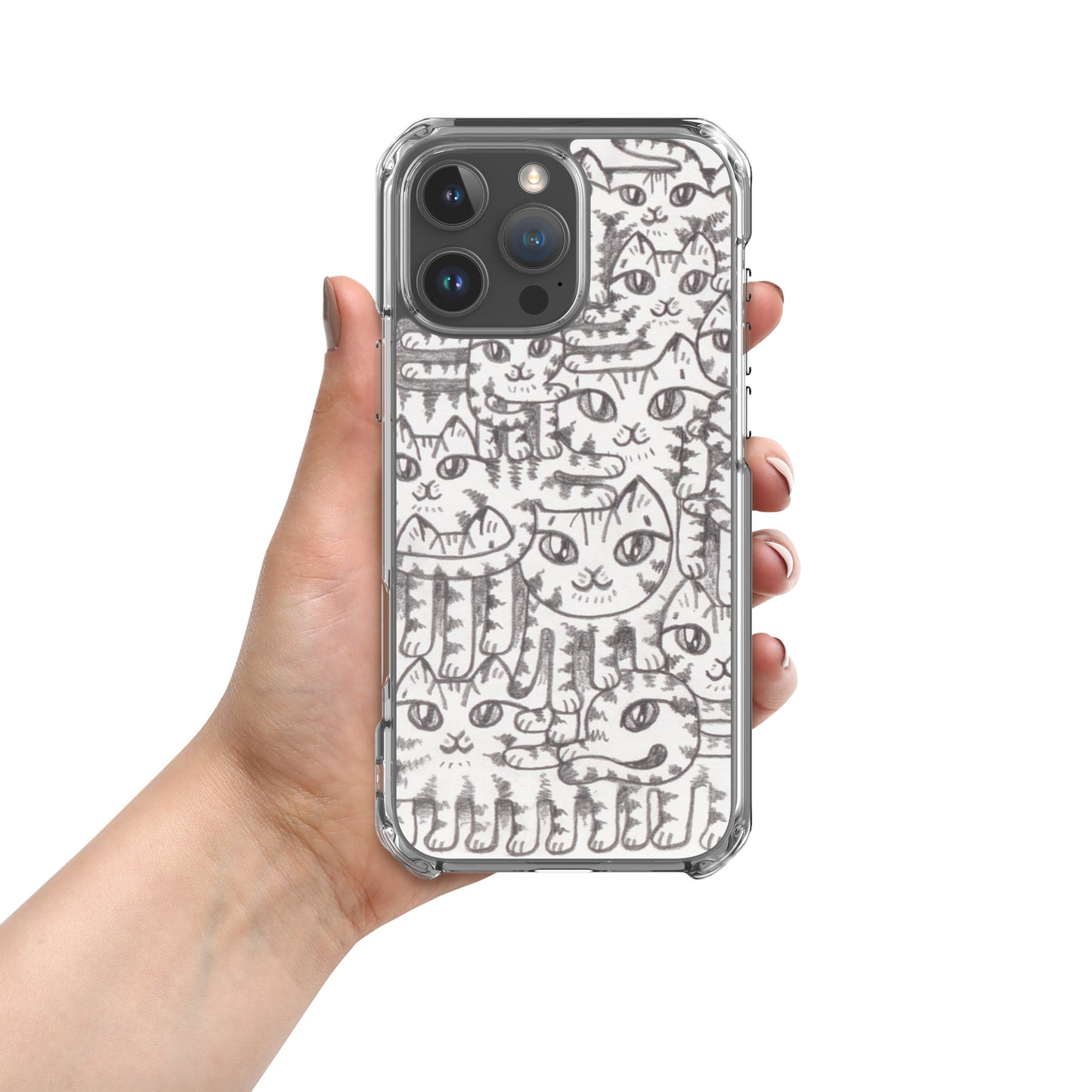 Deconstructed Cats Clear Case for iPhone®