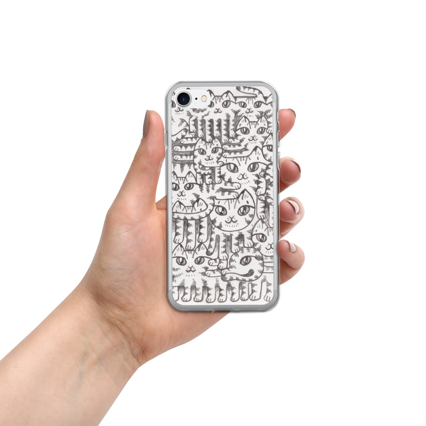 Deconstructed Cats Clear Case for iPhone®