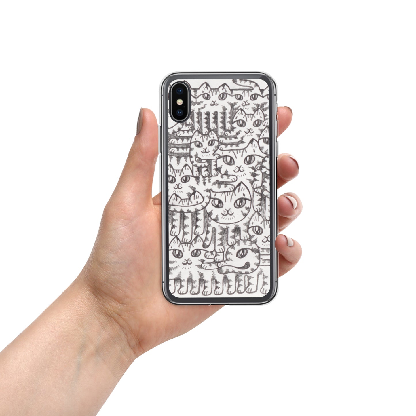 Deconstructed Cats Clear Case for iPhone®